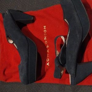 SACHA LONDON BLUE SHOES NEW